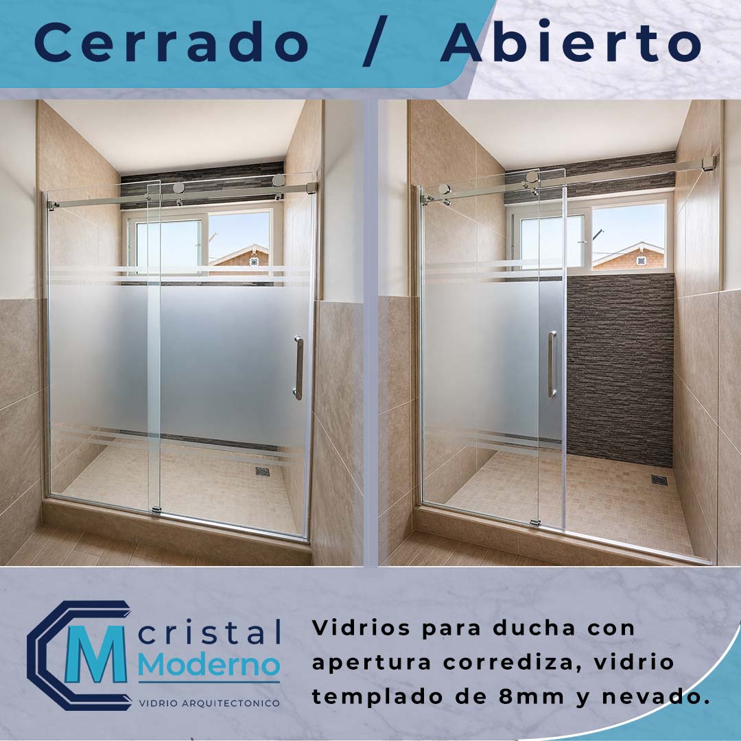 Vidrios para ducha corrediza
